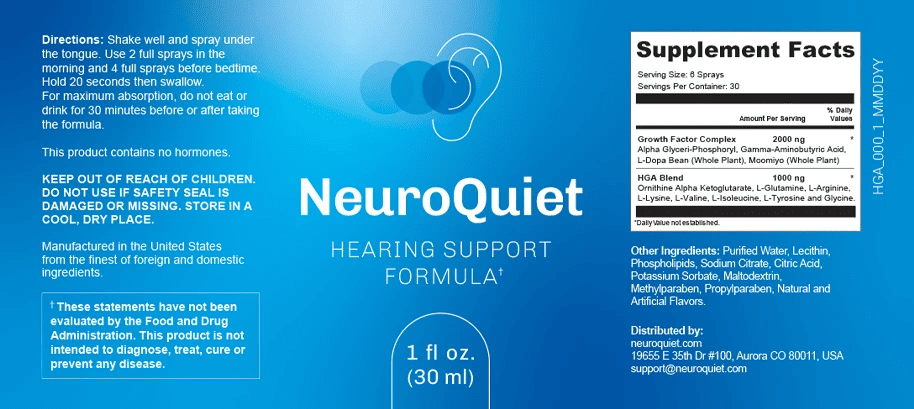 neuroquiet label